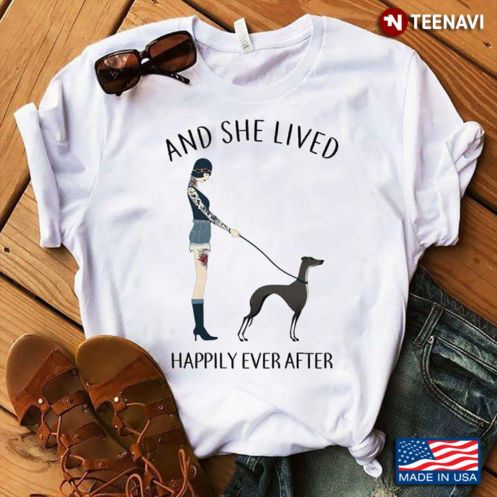 A Girl And Magyar Agar Dog And She Lived Happily Ever After