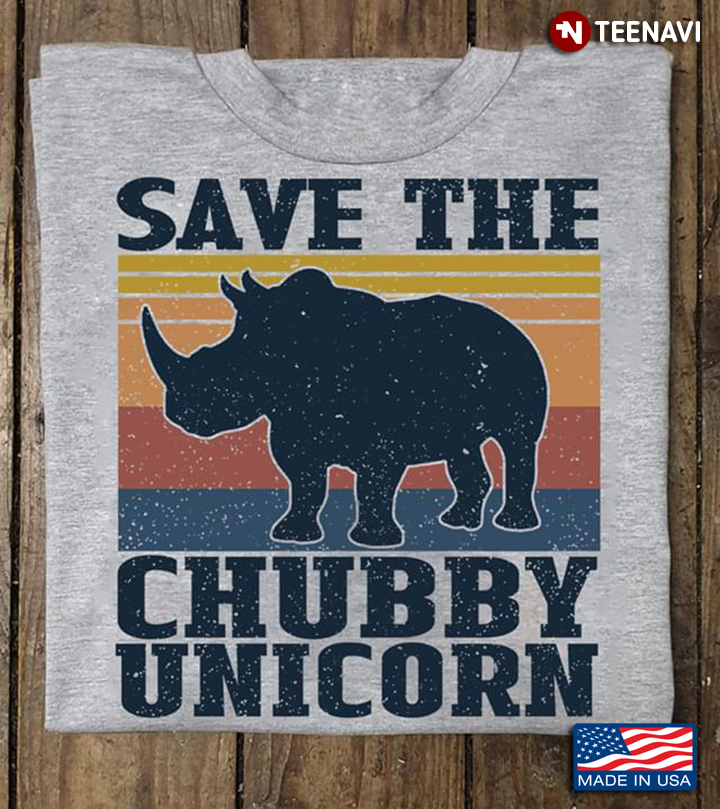 Vintage Rhino Save The Chubby Unicorn