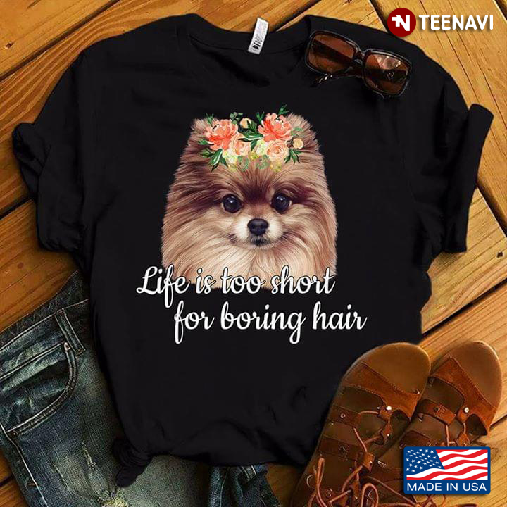 Pomeranian Dog Life Is Too Short For Boring Hair