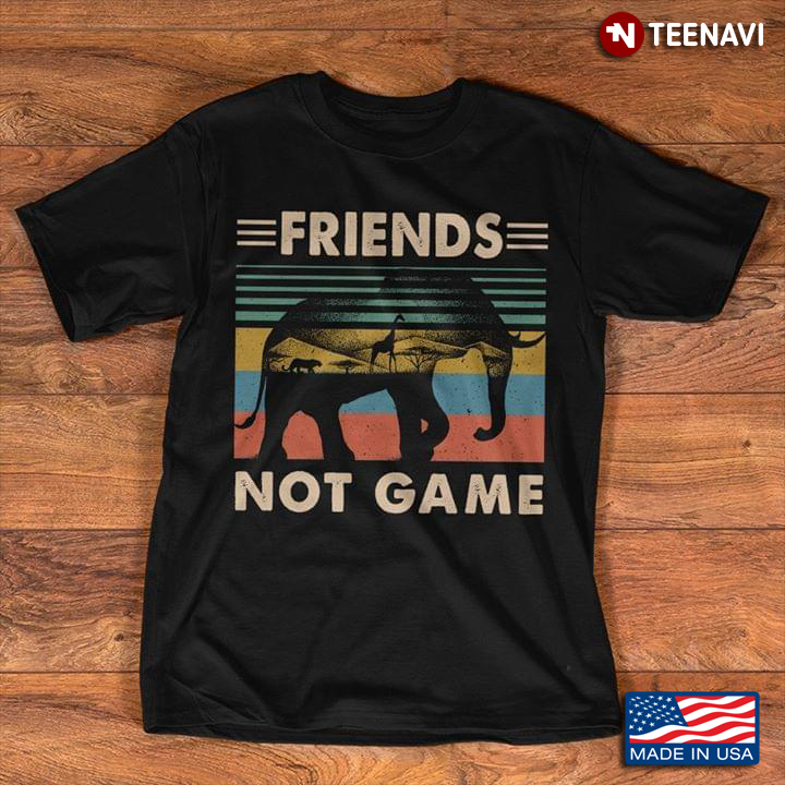 Vintage Elephant Friends Not Game