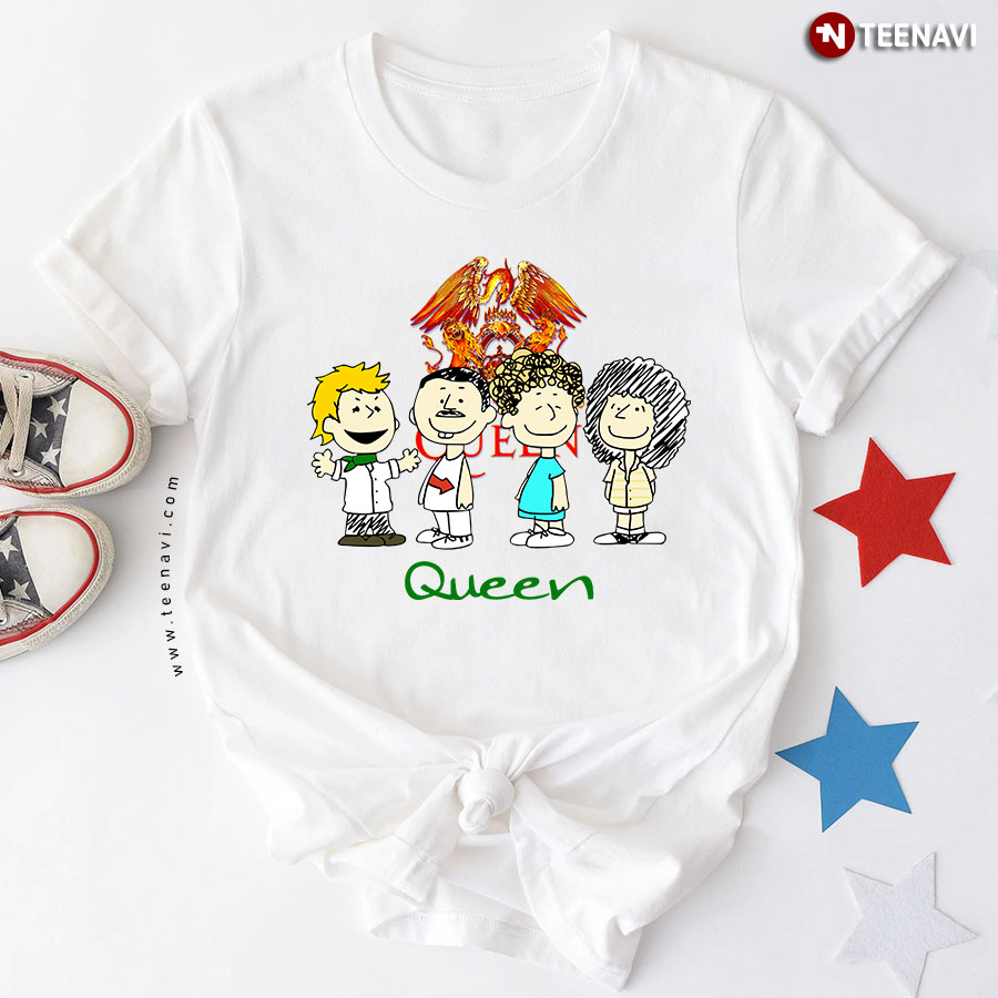Charlie Brown And Friends As Queen T-Shirt