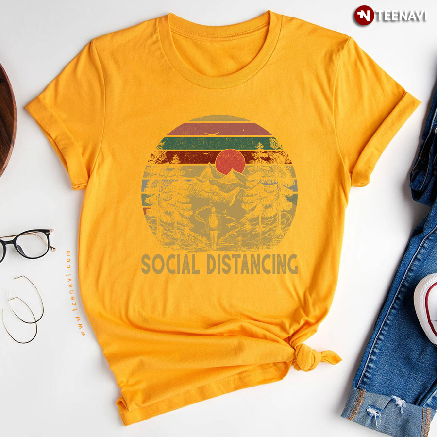 Mountain Hiking Social Distancing Vintage