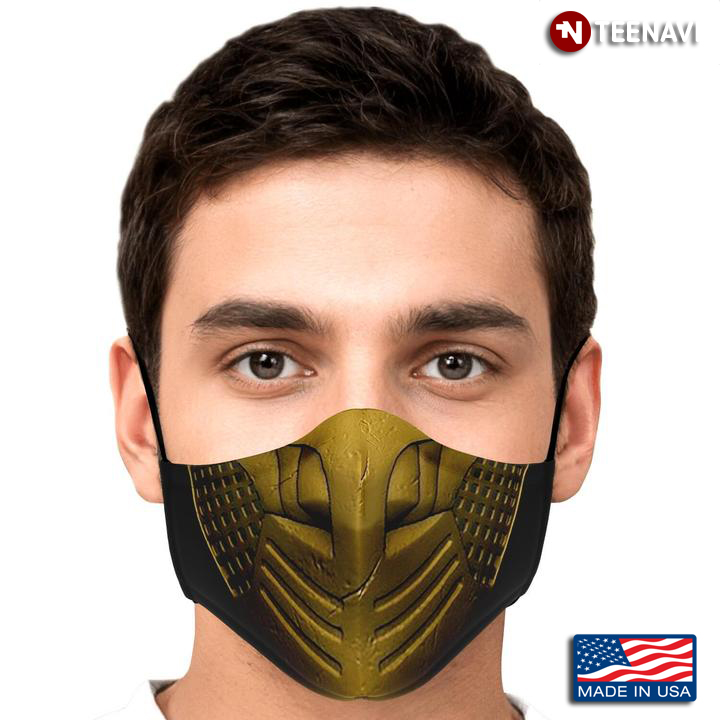 Hula hop regering vitamin Scorpion Mask Mortal Kombat Cloth Face Mask - TeeNavi