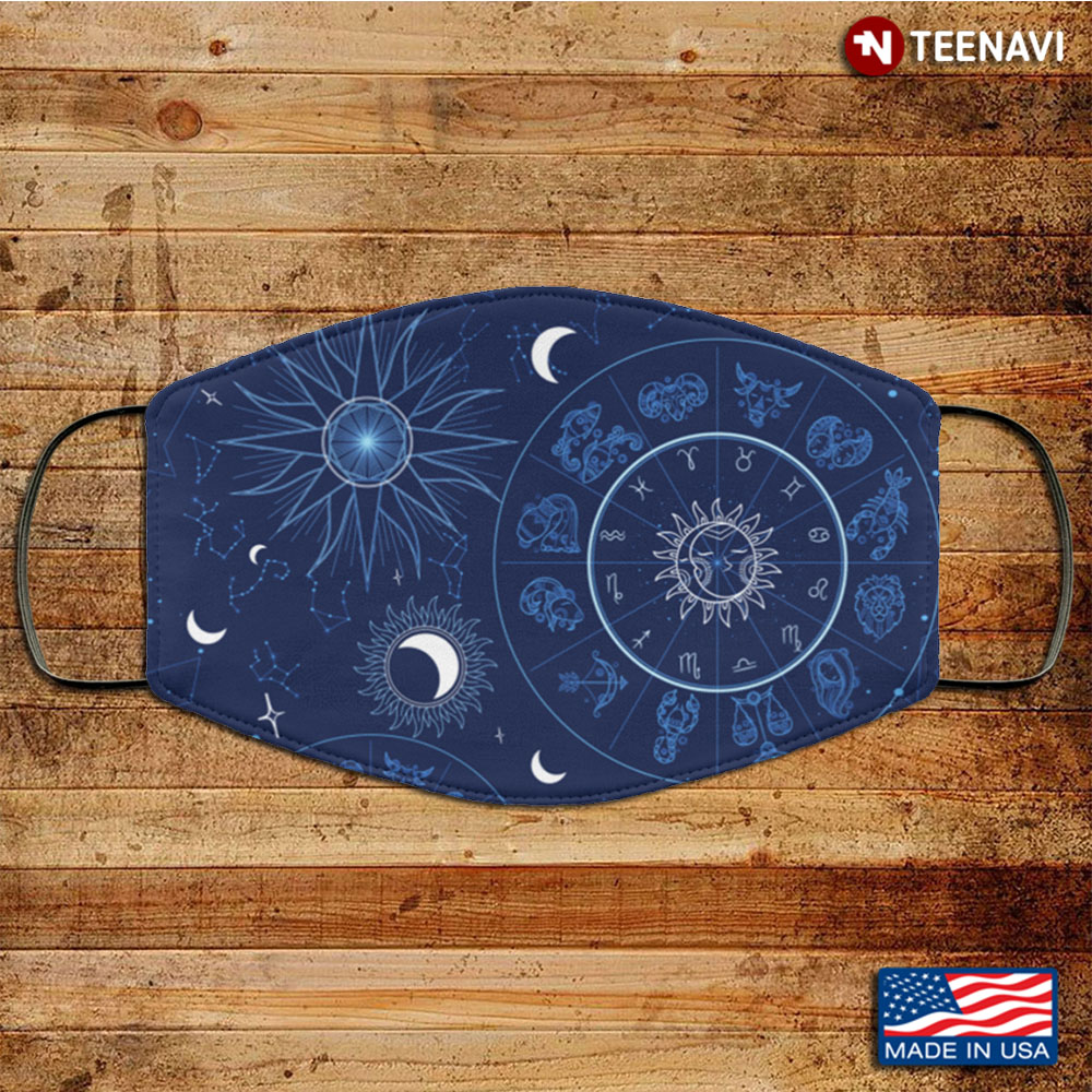 Astrology Horoscope Zodiac Star Sign Washable Reusable Custom