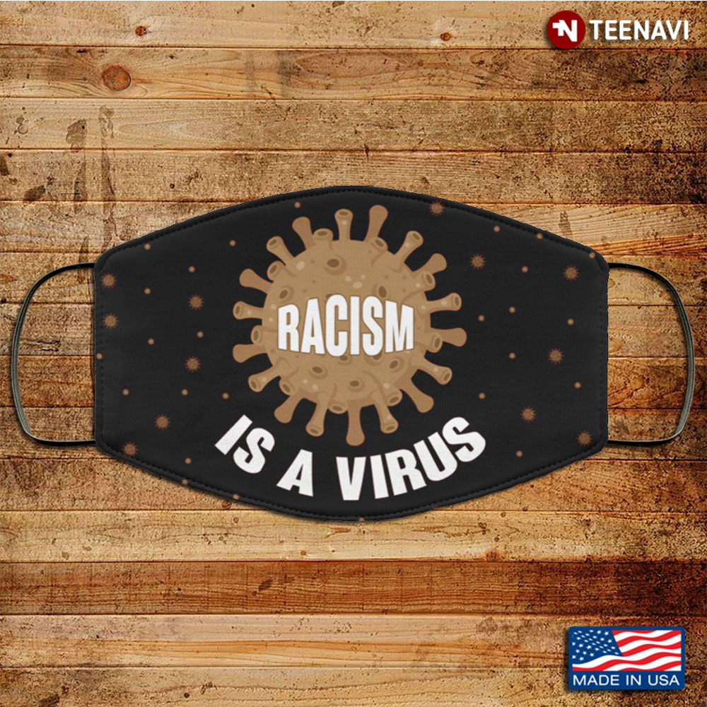 Racism Is A Virus Black Nurses Battle Virus Mask Washable Reusable Custom