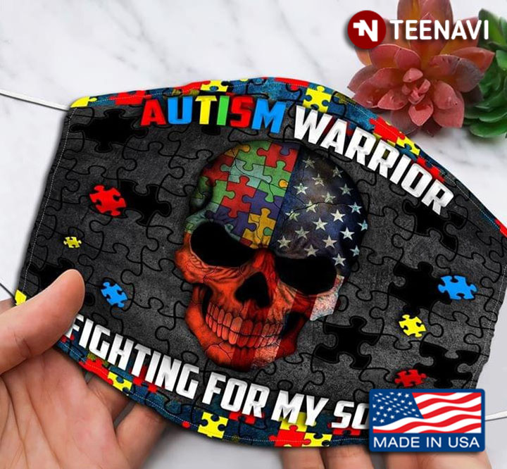 Skull Autism Warrior Fighting For My Son