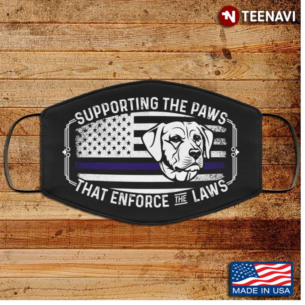 Labrador Retriever Supporting The Paws That Enforce The Laws