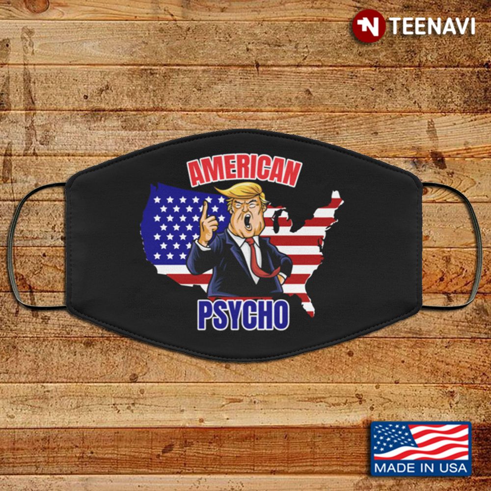 American Psycho Washable Reusable Custom Vote Trump Out