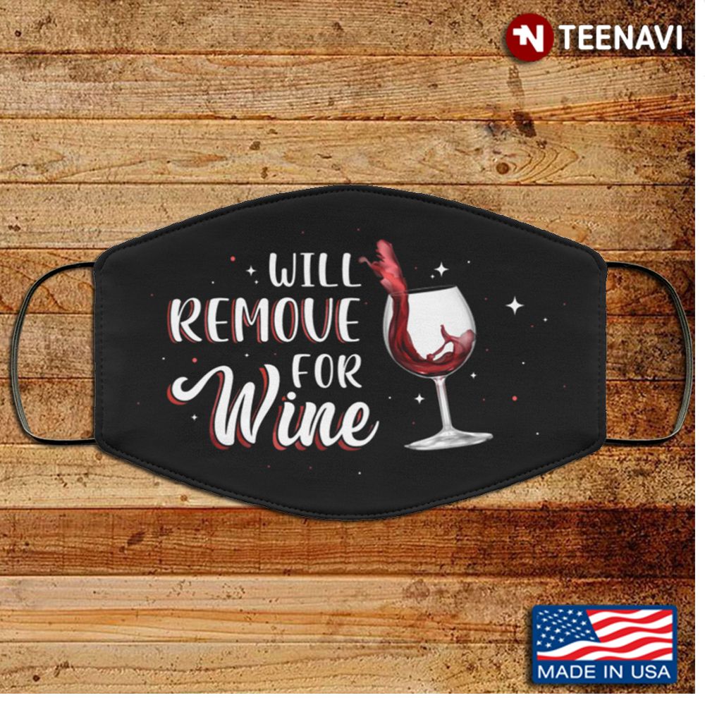 Will Remove For Wine Washable Reusable Custom