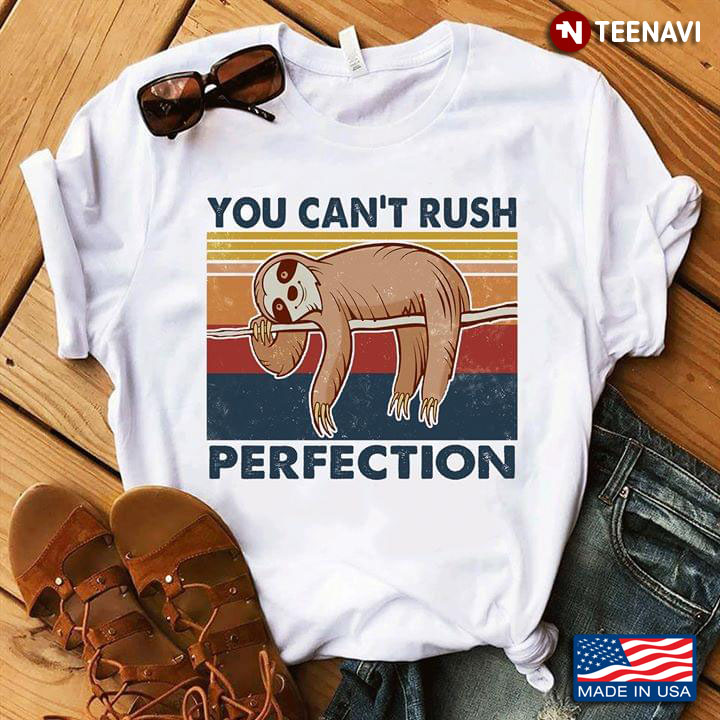 You Can't Rush Perfection Sloth