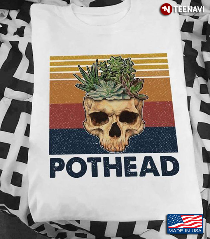 Succulent Skull Pothead