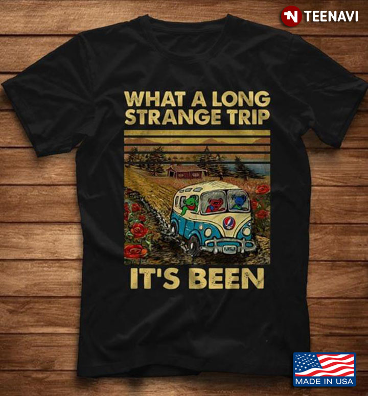Hippie Bus What A Long Strange Trip It's Been