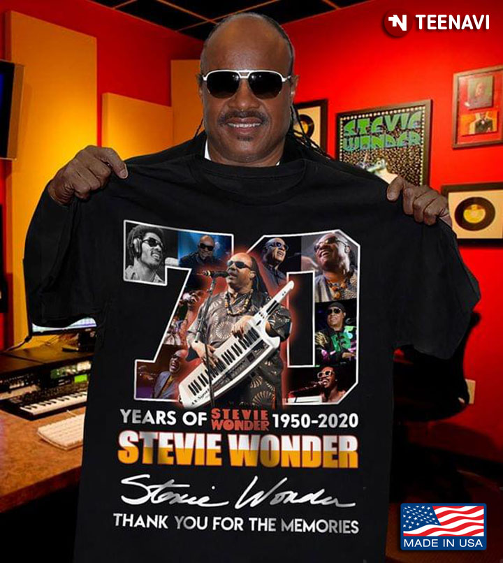 70 Years Of Stevie Wonder 1950-2020 Thank You For The Memories