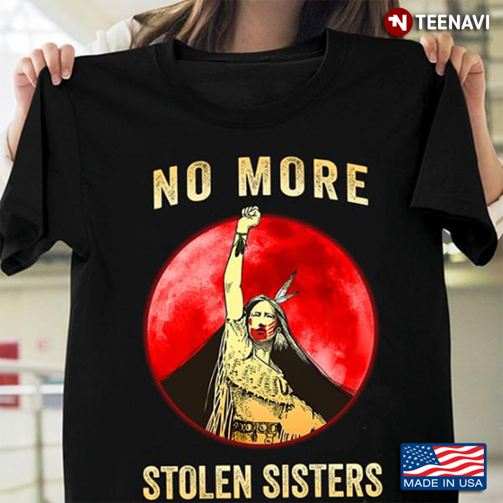 Indigenous Girl Red Moon No More Stolen Sisters