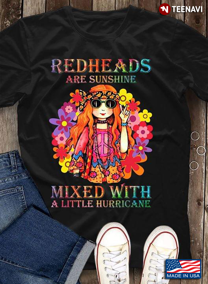 Girl With Flower Redheads Are Sunshine Mixed With A Little Hurricane