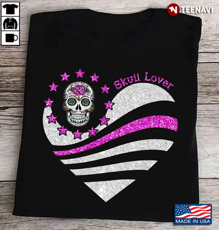 Sugar Skull Lover You Are My Sunshine Heart American Flag The 4th Of July