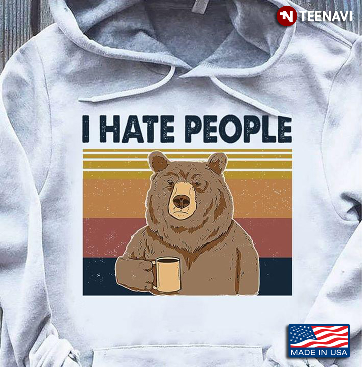 Bear I Hate People  Vintage