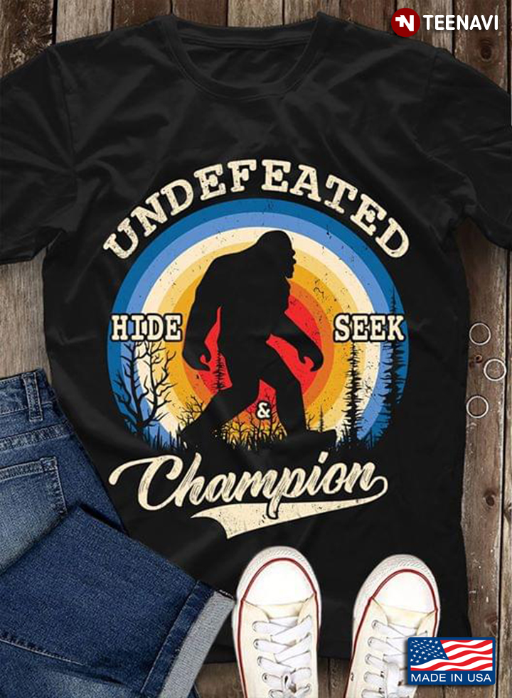 Bigfoot Undefeated Hide & Seek Champion