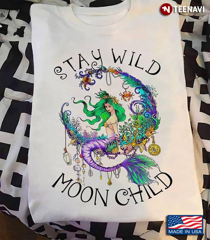 Stay Wild Moon Child Mermaid