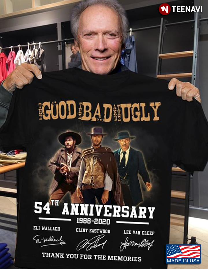 The Good The Bad The Ugly 54th Anniversary 1968-2020 Thank You For The Memories Signatures