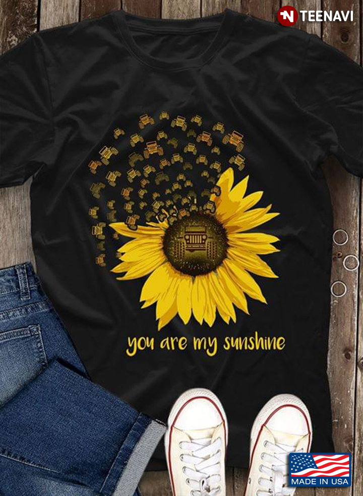 Jeep Sunflower You Are My Sunshine