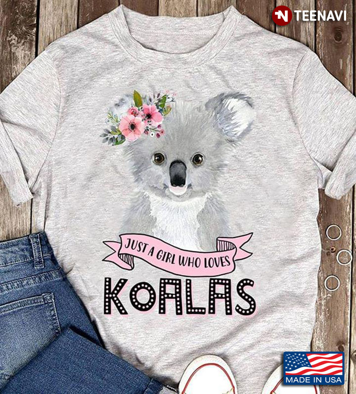 Lovely Koalas With Flowers Just A Girl Who Loves Koalas