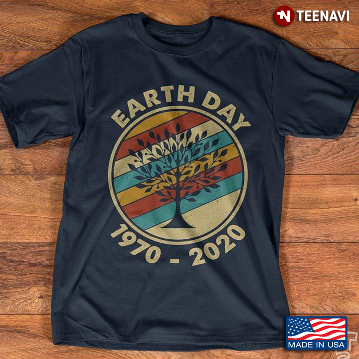 Tree Earth Day 1970-2020 Vintage