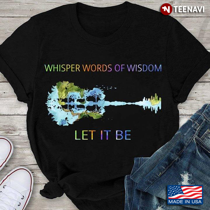 Guitar Earth LGBT Whisper Words Of Wisdom Let It Be