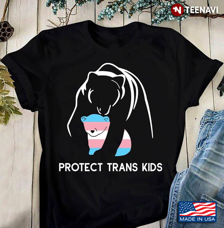 Mama Bear And Baby Bear Protect Trans Kids