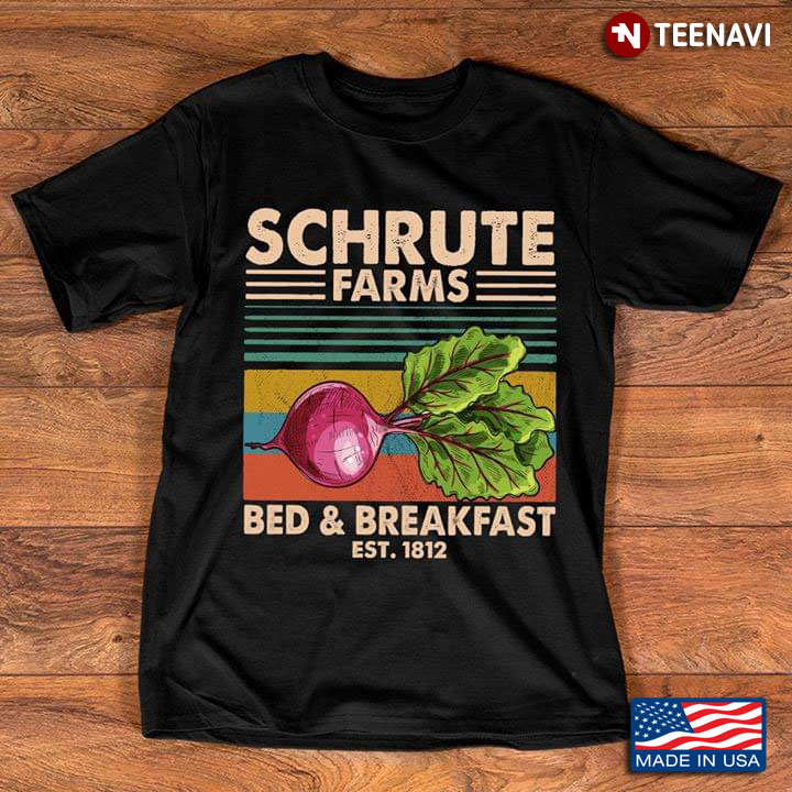 Radish The Office Schrute Farms Bed & Breakfast Est 1812 Vintage