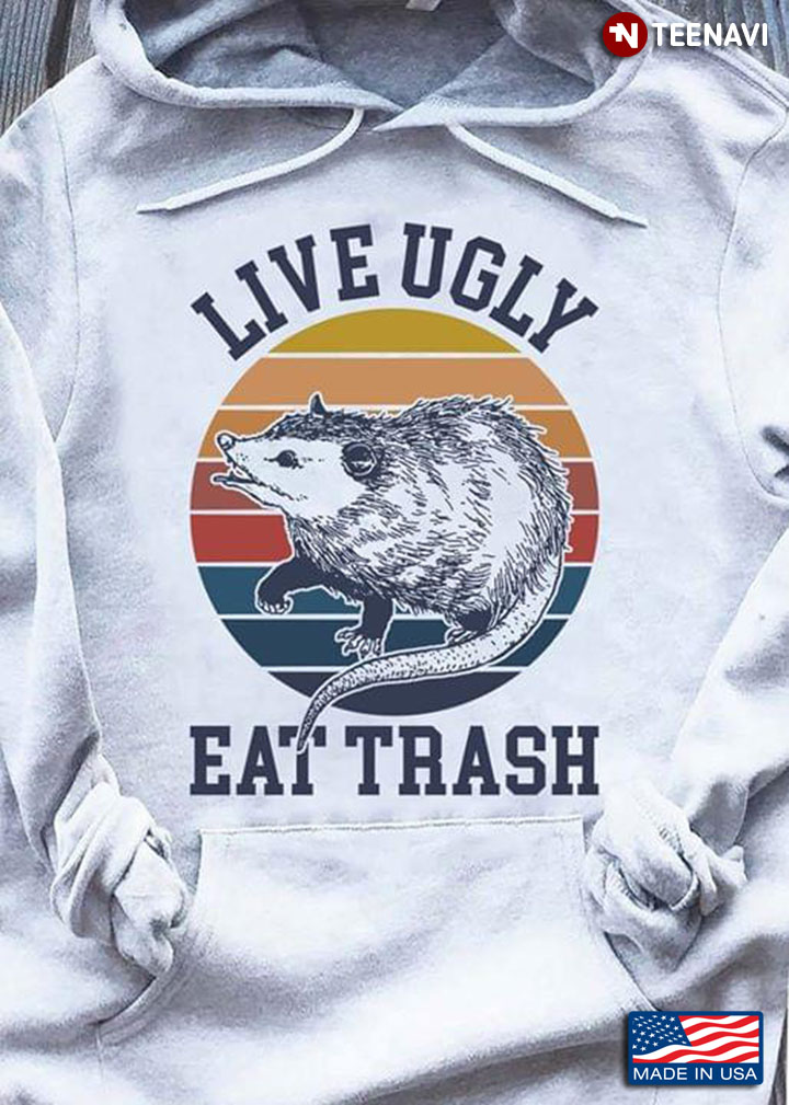 Opossum Live Ugly Eat Trash Vintage