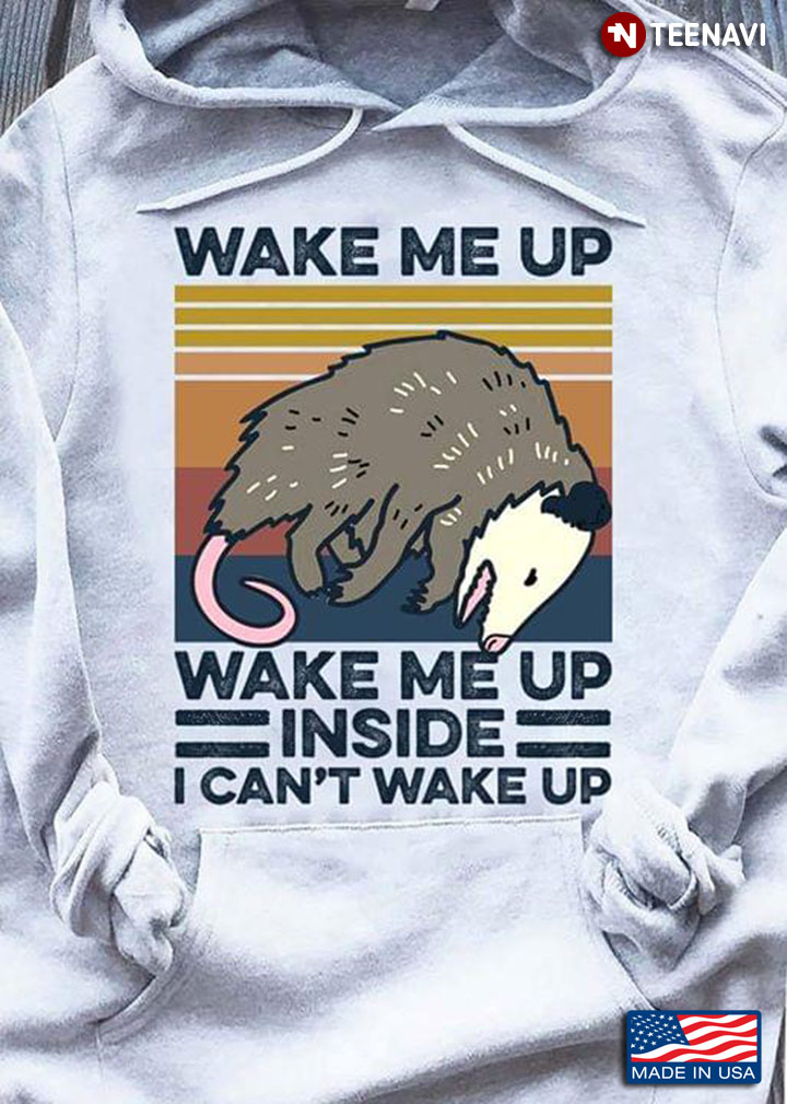 Opossum Sleeping Wake Me Up Wake Me Up Inside I Can't Wake Up Vintage