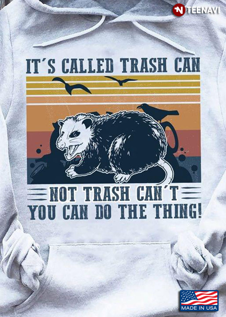 Opossum With Ravens It's Called Trash Can Not trash can't You Can Do The Thing