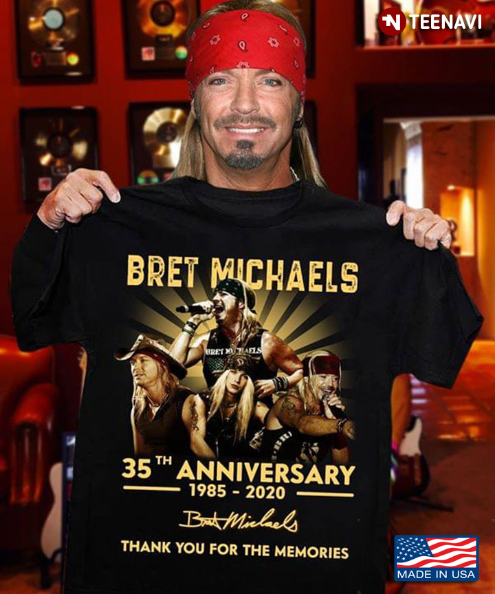 Bret Michaels 35th Anniversity 1985-2020 Thank You For The Memories
