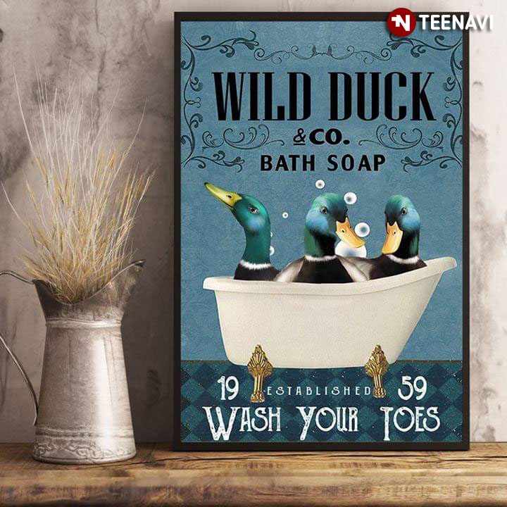 Vintage Duckes Wild Duck & Co. Bath Soap Established 1959 Wash Your Toes
