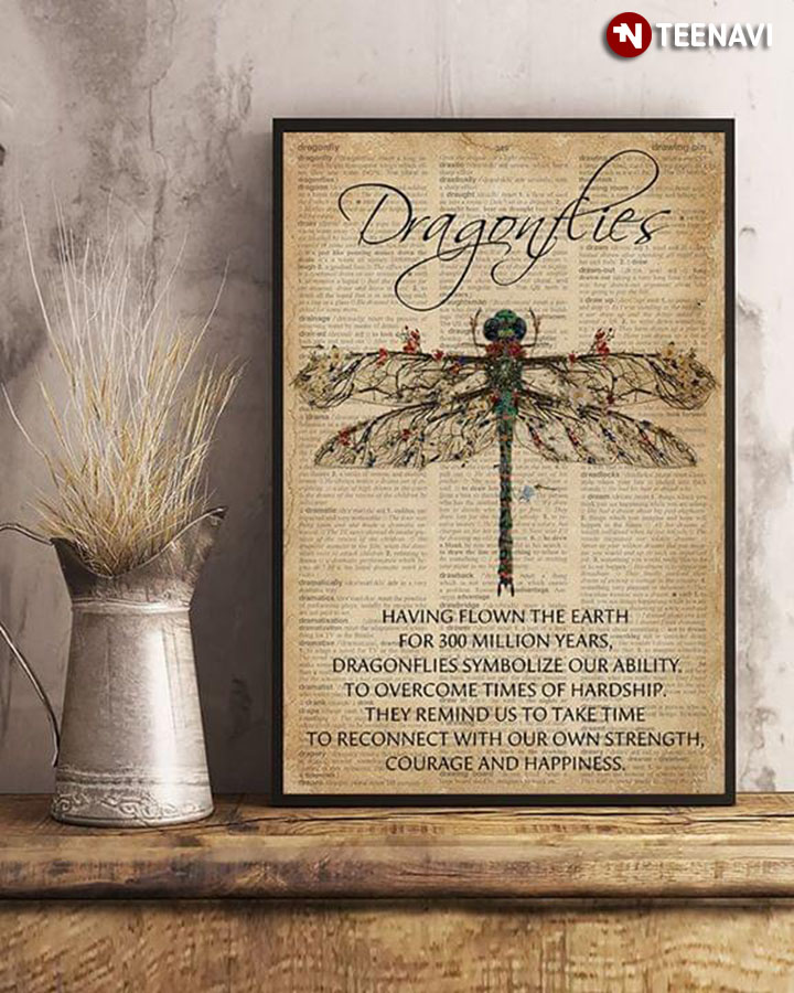 Dictionary Theme Floral Dragonfly Dragonflies Having Flown The Earth For 300 Million Years
