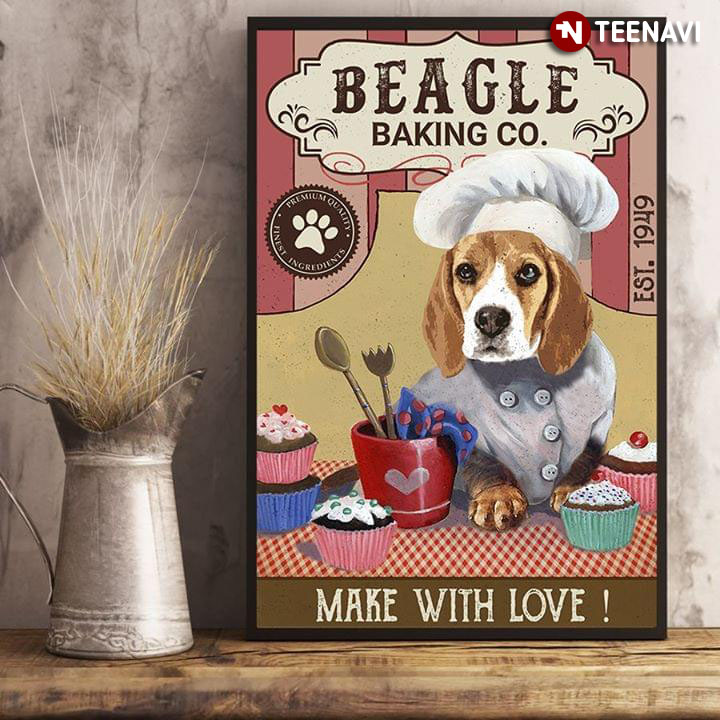 Vintage Beagle Baking Co. Est.1949 Make With Love!
