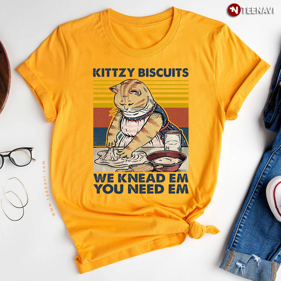 Cat Kittzy Biscuits We Knead Em You Need Em