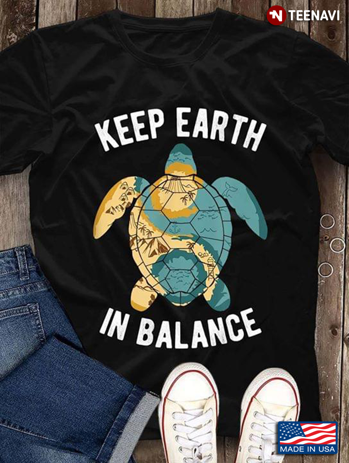 Keep Earth In Balance Turtle
