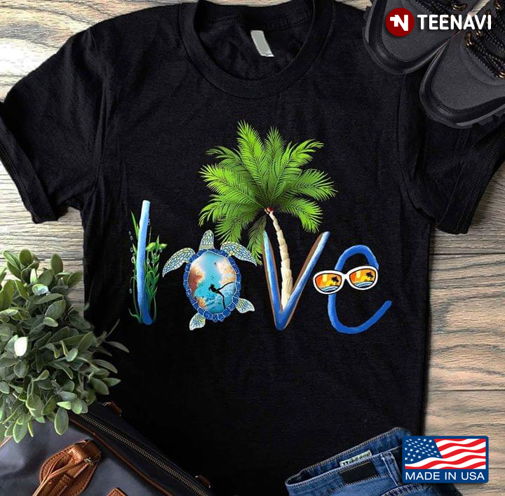 Love Beach Turtle Coconut Sunglasses