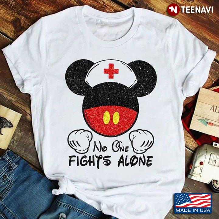 Mickey Mouse No One Fights Alone Coronavirus Pandemic