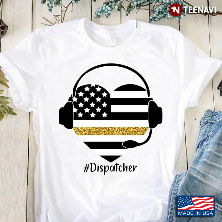 #Dispatcher Heart American Flag
