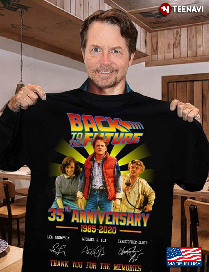 Back To The Future 35th Anniversary 1985-2020 Signatures Thank You For The Memories