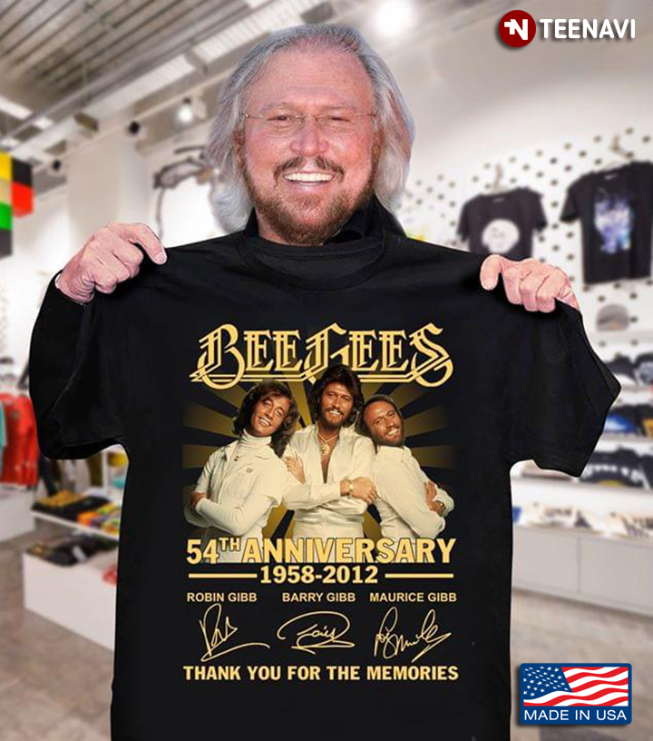 Bee Gees 54th Anniversary 1958-2020 Thank You For The Memories