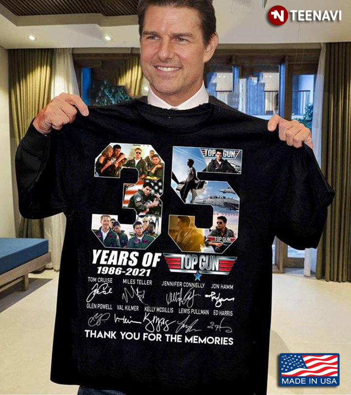 35 Years Of Top Gun Characters Signaures Thank You For The Memories