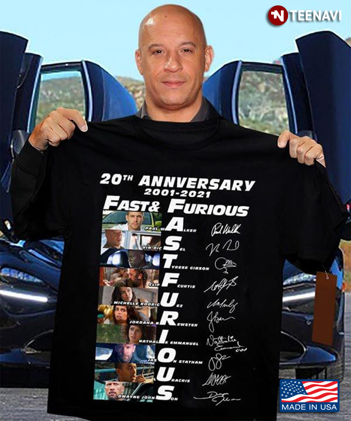 20th Anniversary 2001-2021 Fast & Furious Character Signatures