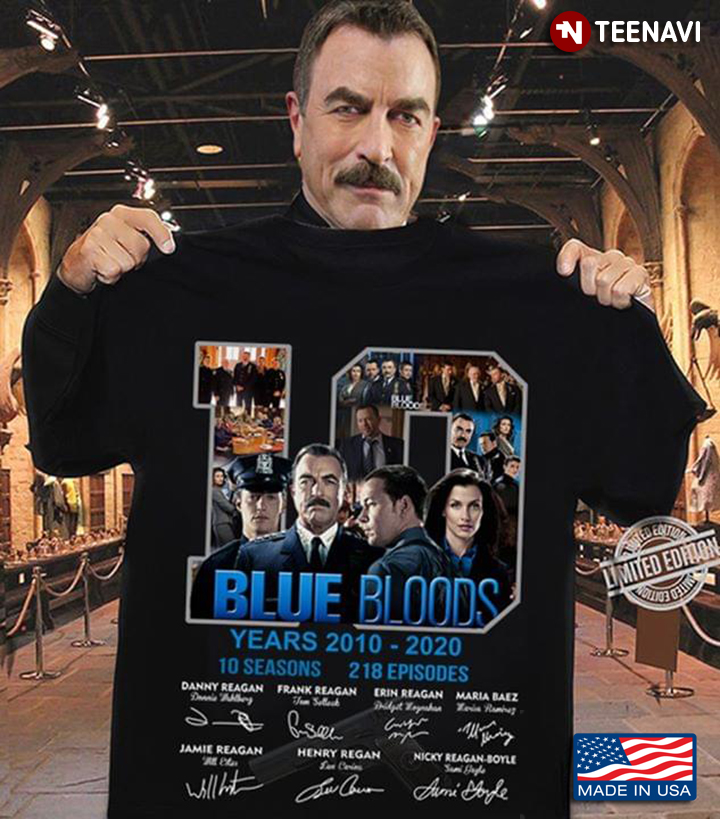Blue Bloods 10 Years 2010-2020 10 Seasons 218 Episodes Signatures
