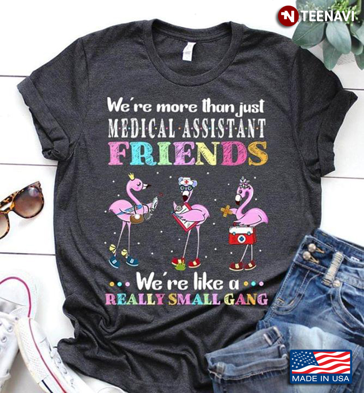 Flamingo We're More Than Just Medical Assistant Friends We're Like A Really Small Gang