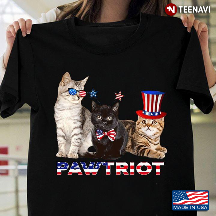 Patriot Cat Pawtriot The 4th Of July American Independence Day