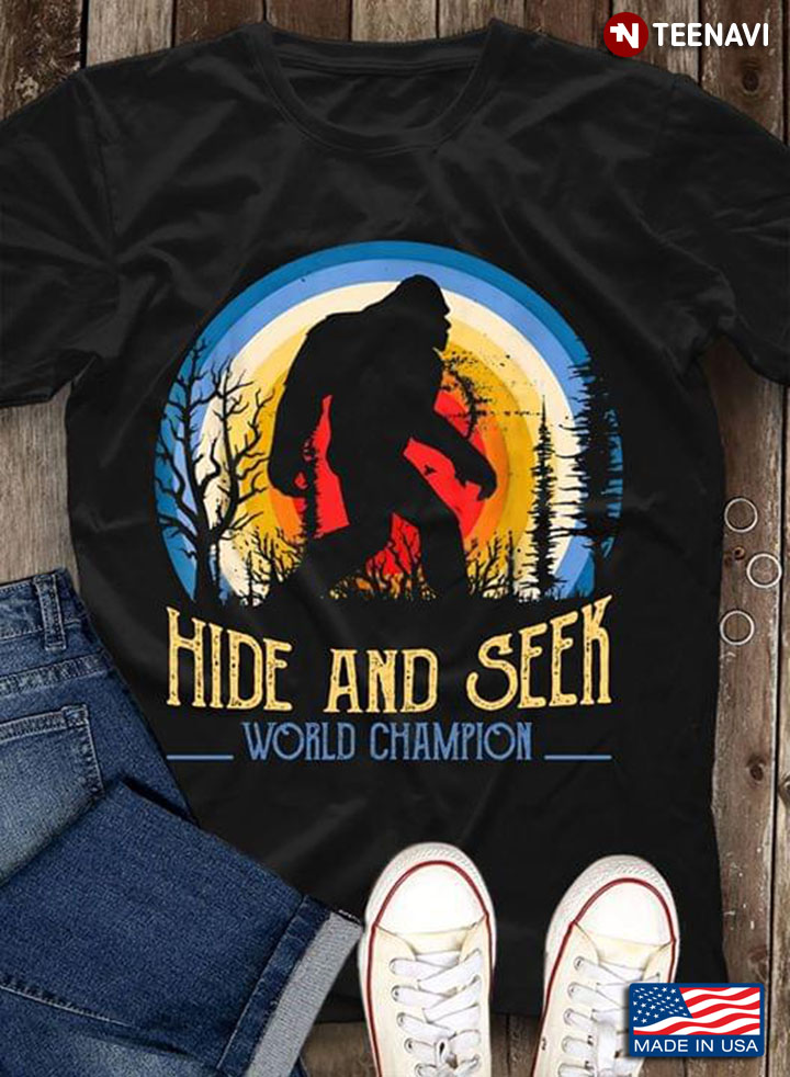Sasquatch Hide And Seek World Champion